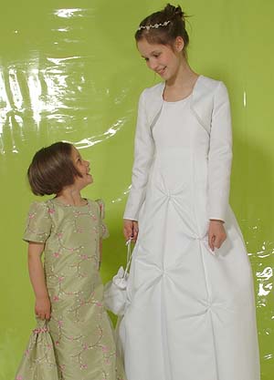 Flower girl and communion dress